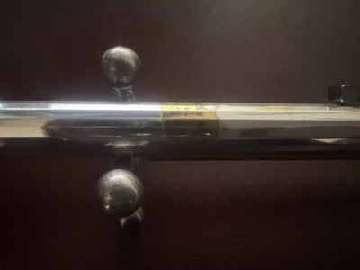 🔴 LAMY 252 penna sfera placcata ARGENTO multi sfaccettata scrive vintage