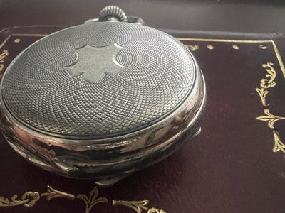 🔴 Orologio tasca ARGENTO 800 donna monachina da revisionare parti vintage