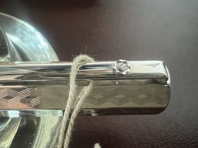 Red Montegrappa Fountain Pen Reminiscence Silver 925 Diamond Limited Edition