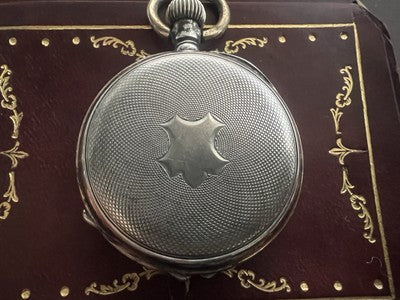 🔴 Orologio tasca ARGENTO 800 donna monachina da revisionare parti vintage