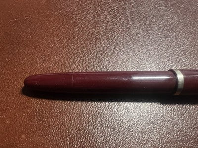 Montegrappa Stylo-Plume Stylo à Plume Bordeaux À Piston Écrit Style Vintage