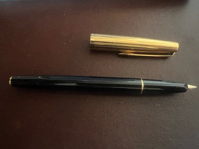 🔴 AURORA penna stilografica 98 pennino ORO M e sfera scrivono vintage B
