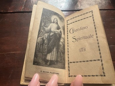 Book Devotional The Giardino Spiritual Keepsake Della Communion 1927