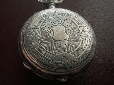 Montre De Poche ARGENT 800 Femme À Reviser Pièces Vintage REMONTOIR 2 