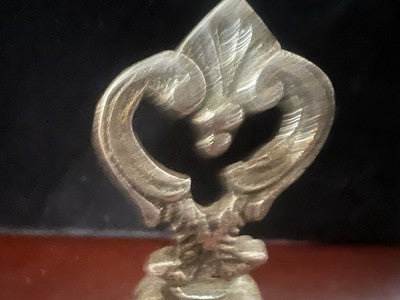 Bell Little Bell Metal Solid Handle Ornate Vintage