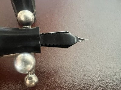 Bernard Vintage Green Marbled Celluloid Fountain Pen '40