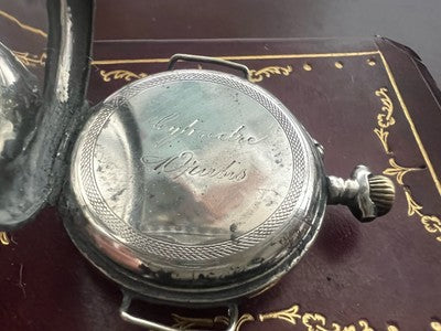 Armbanduhr Silber 800 Frauen Handgelenk Teile Ersatzteile Zylinderkopf 21