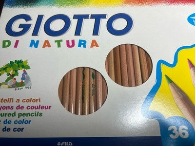 GIOTTO DI NATURA Lot Of 7 Packs Of 36 Sealed Crayons Each