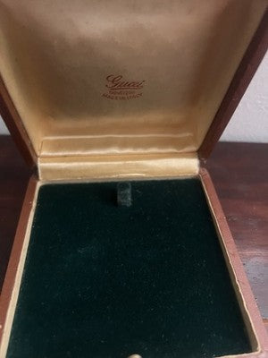 🔴 GUCCI scatola boutique collana ciondolo bracciale gioielli cofanetto vintage