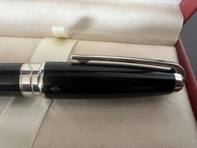 Dupont Stylo-Plume Stylo à Plume Ligne D Grande Or 18 KT M Retire NOS