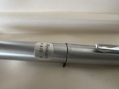 Pelikan Stift Füllfederhalter P479 Feder Chrom F Patrone Schreibt Vintage