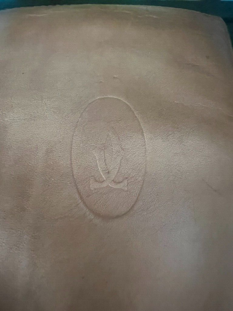 Cartier Portefeuille Femme Porte-Documents Cuir Fleur Original Vintage