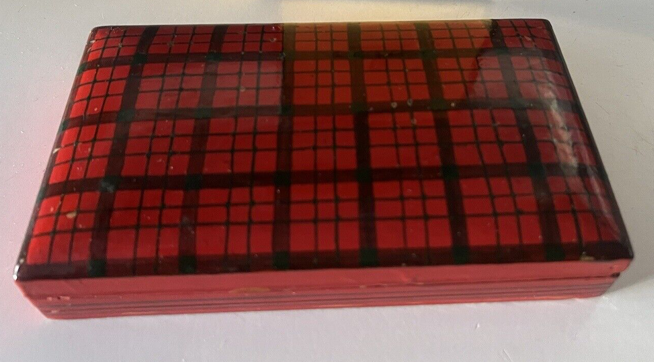 🔴 FENDI Schmuckkästchen aus Holz für Ohrringe, Armbänder, Halsketten und Vintage-Anhänger 