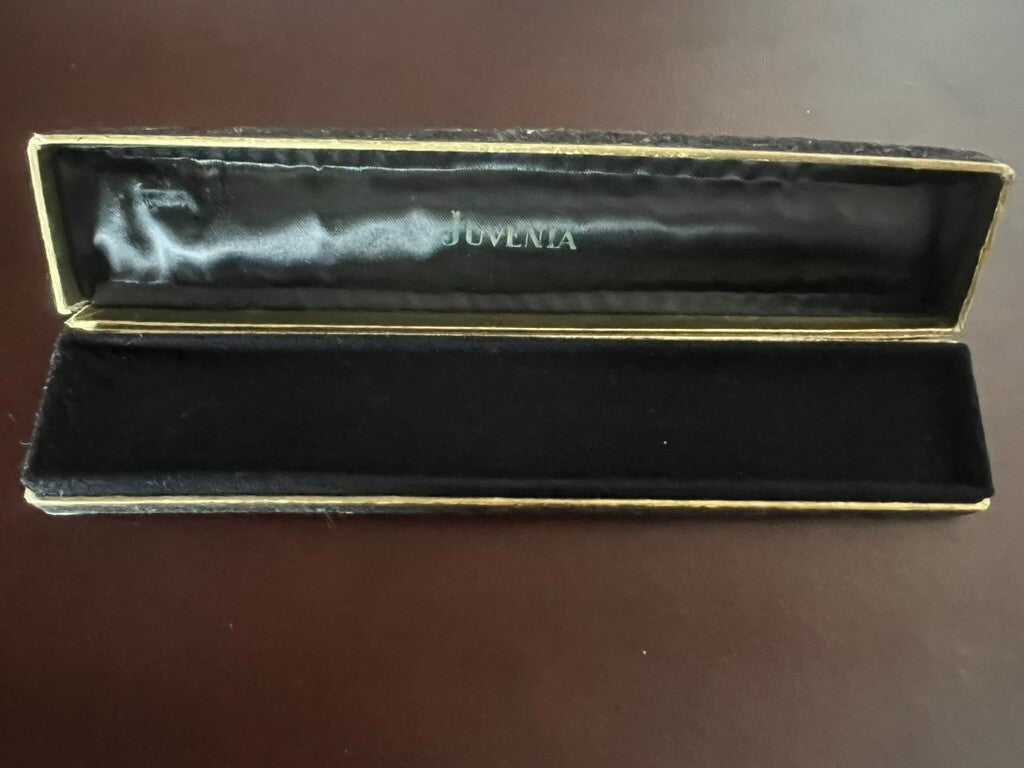 JUVENIA Boîtier Boîte Montre Coffret Housse Carton Floqué Vintage
