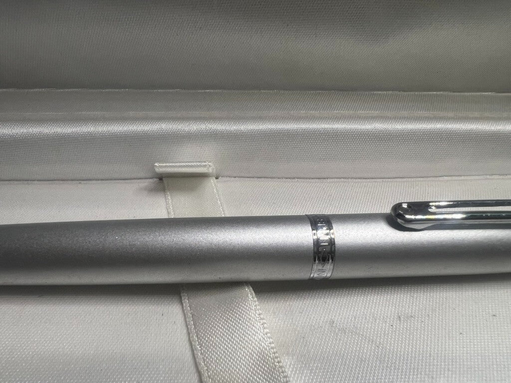 Inoxcrom Stylo-Plume Stylo à Plume Laque Aluminum à Cartouche Jamaisé Utilisé 