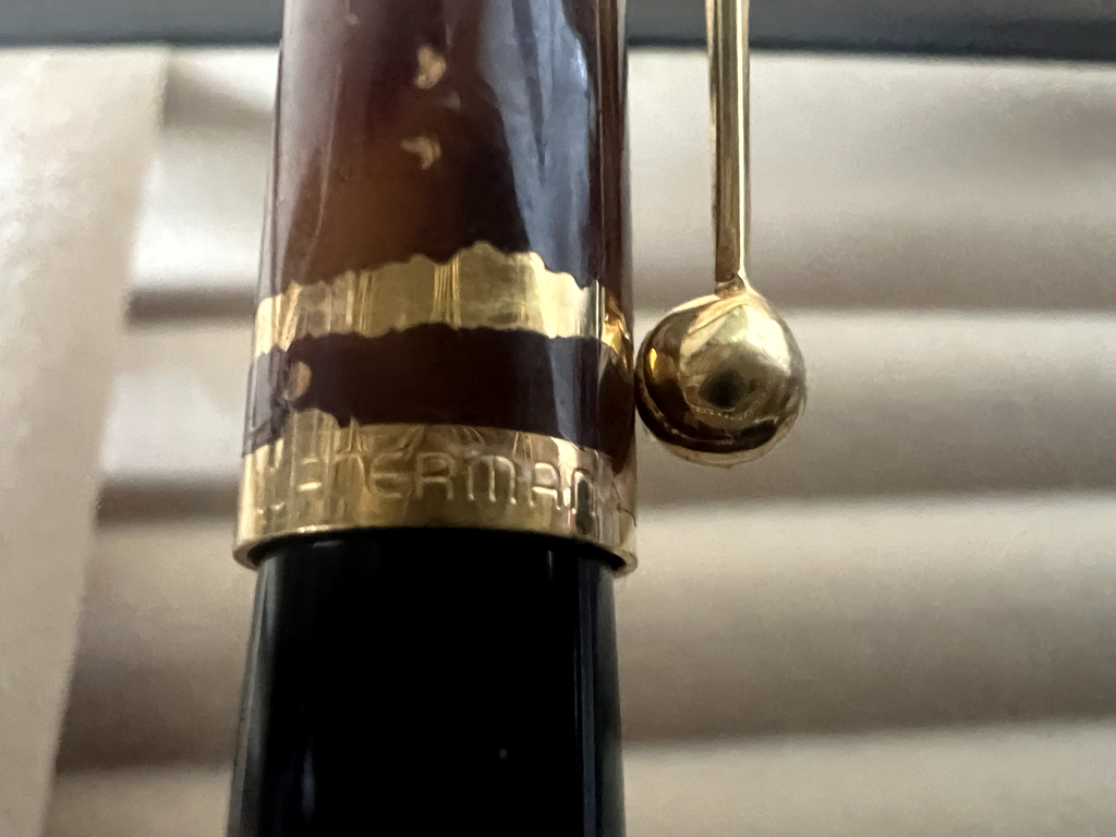 WATERMAN Bolígrafo Laca Marmoleada Escribe Vintage