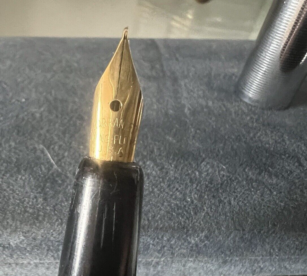 🔴 STILO OLIMPIA 2155 penna stilografica PISTONE pennino Wing Flow vintage