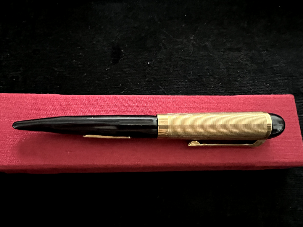 🔴 ARCOS vintage lever-action fountain pen WRITES from 1930 