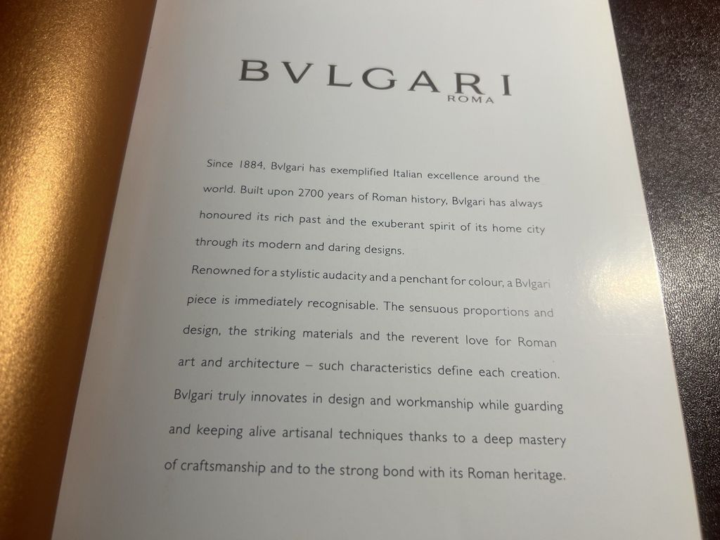Bulgari Katalog Schmuckkollektion 2018-2019 mit Foto B Zero Official 