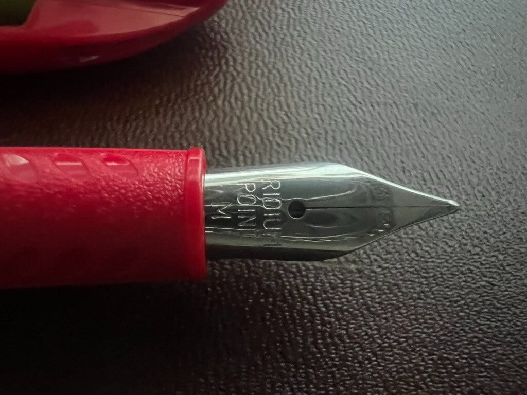 🔴 PELIKAN penna stilografica Primapenna verde rossa mai usata M vintage