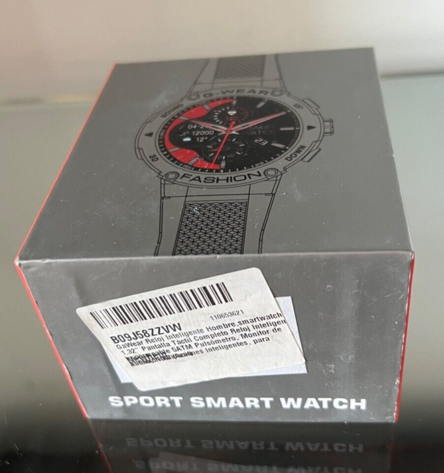 🔴 SPORT SMART WATCH box scatola orologio cofanetto custodia con fermo