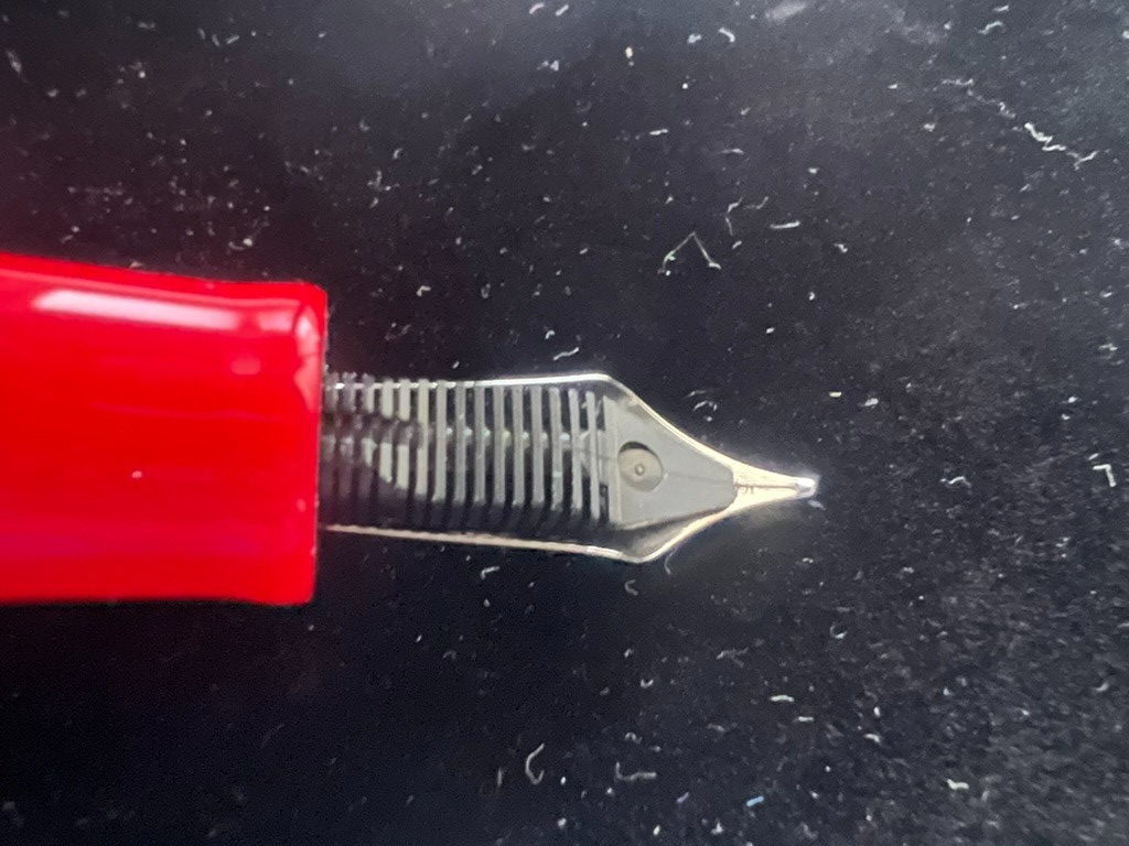 🔴 DELTA penna stilografica Alfa Romeo Giulietta rossa Argento 925 e ORO 18 KT M