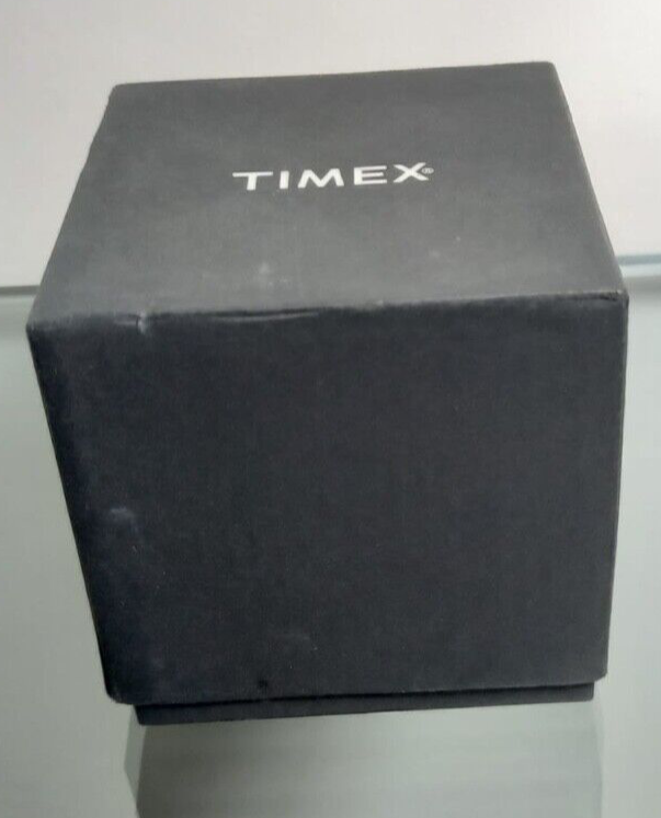 Timex Montre Hommes Remontage Manuel Champagne Rouge Étui 33,5 MM Fonctionne