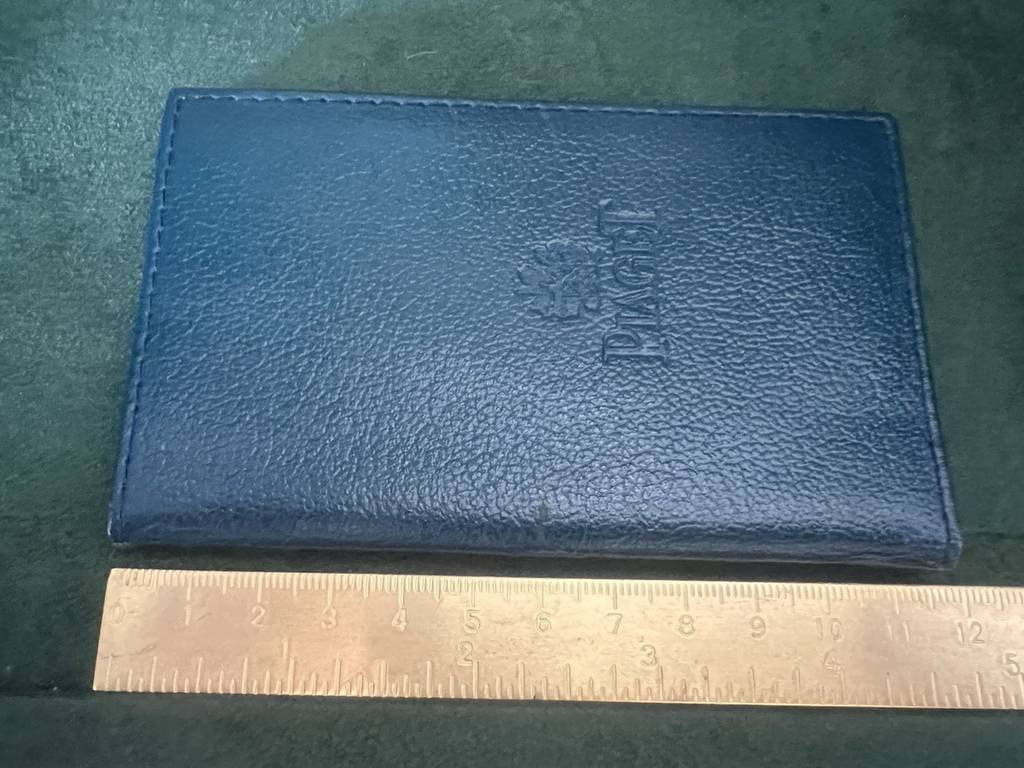 PIAGET Warranty Holder Blue Leather Watch