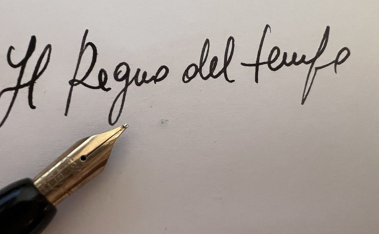 DE WATERMAN Stylo-Plume Stylo à Plume Ideal Levier Plaqué Or 18 KT Scrivono