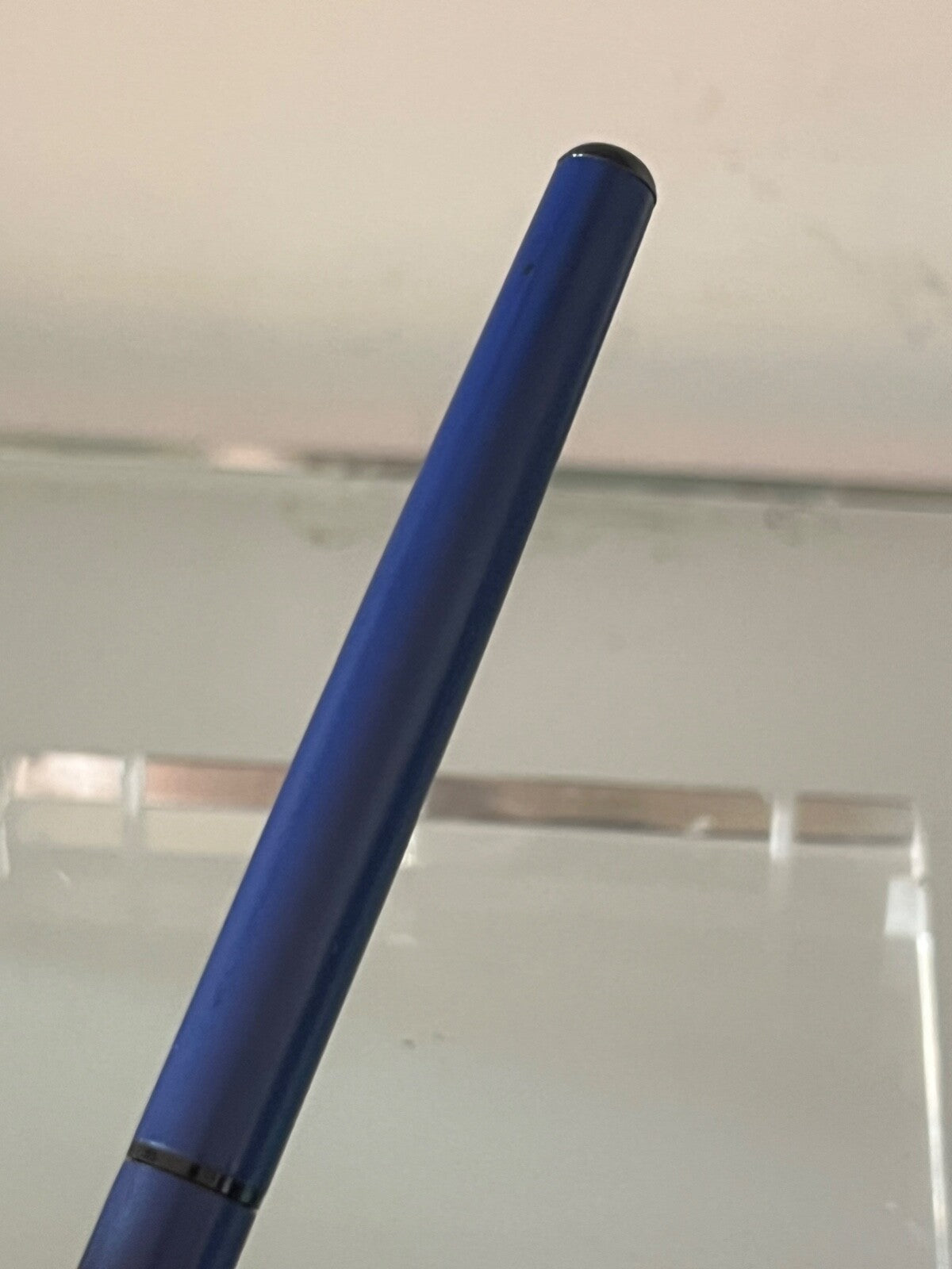 🔴 SERGIO TACCHINI GOLF fountain pen, blue lacquer, cartridge, writes vintage 