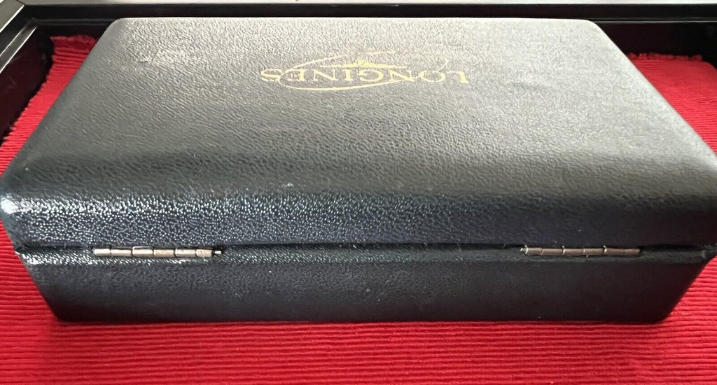 🔴 LONGINES box scatola orologio T5 cofanetto astuccio custodia ORIGINALE 1940