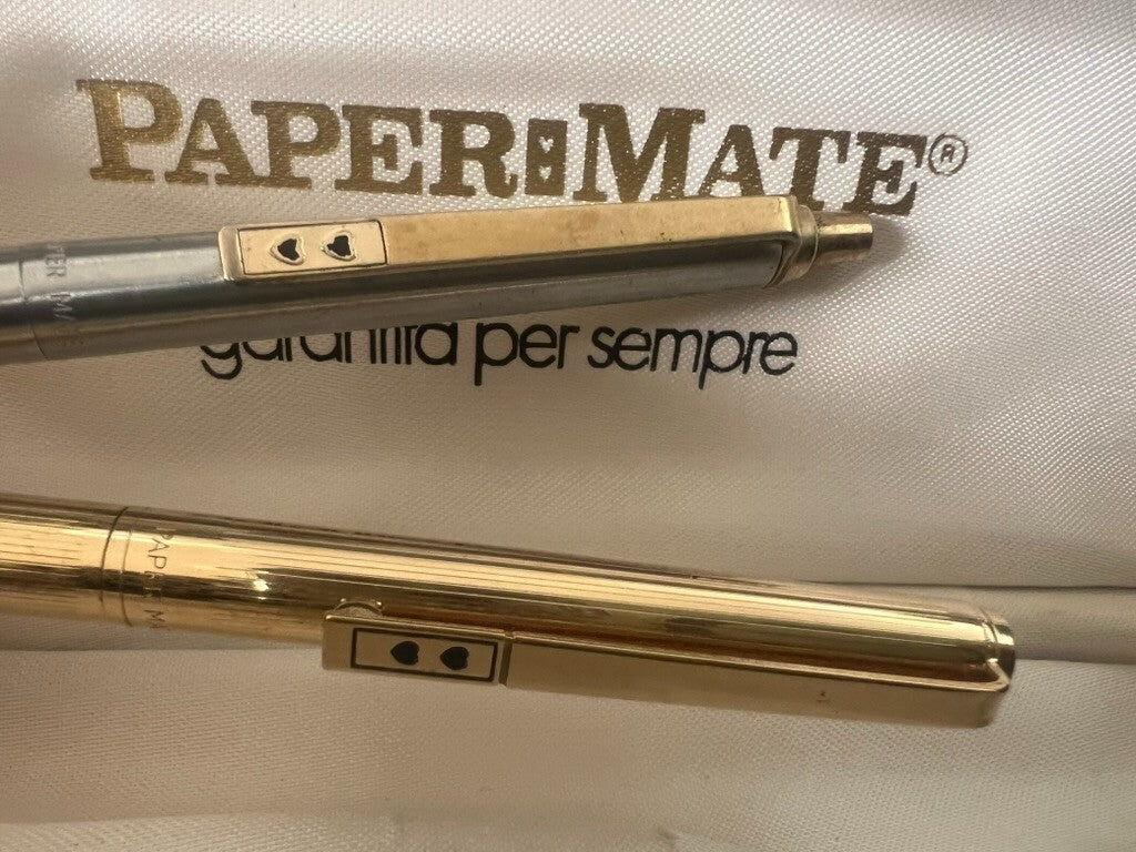 🔴 PAPERMATE penna e matita meccanica metallo scrivono vintage