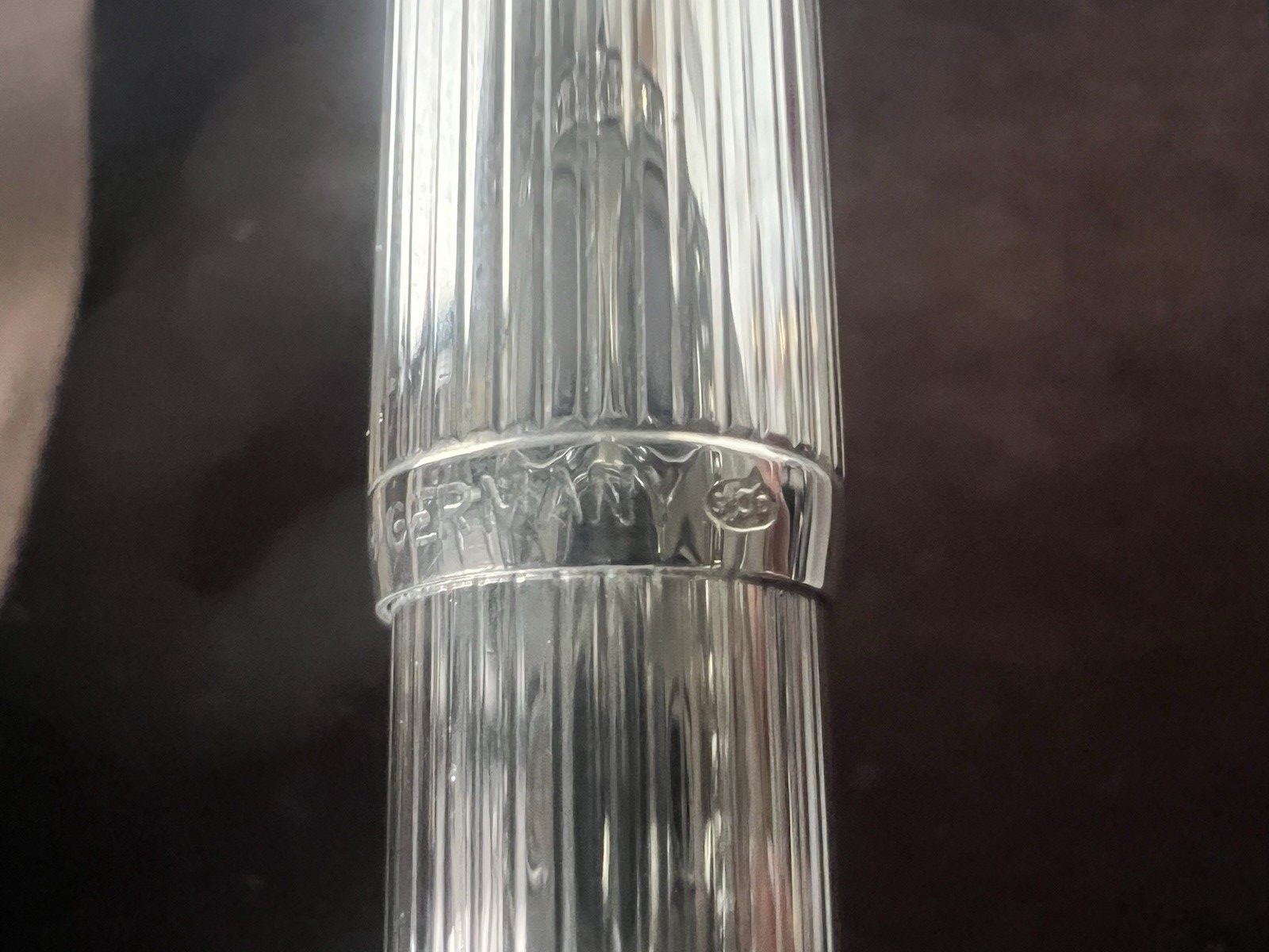 🔴 DUNHILL penna stilografica ARGENTO 925 STERLING pennino ORO M Montblanc