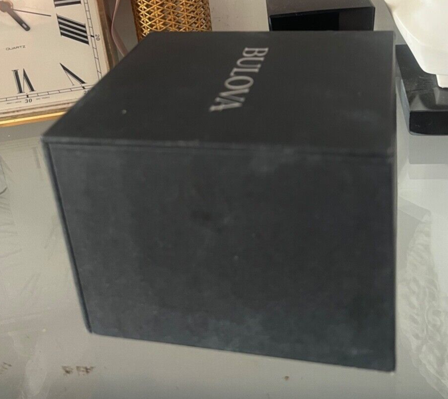 🔴 BULOVA box scatola orologio uomo DEVIL DIVER cofanetto custodia