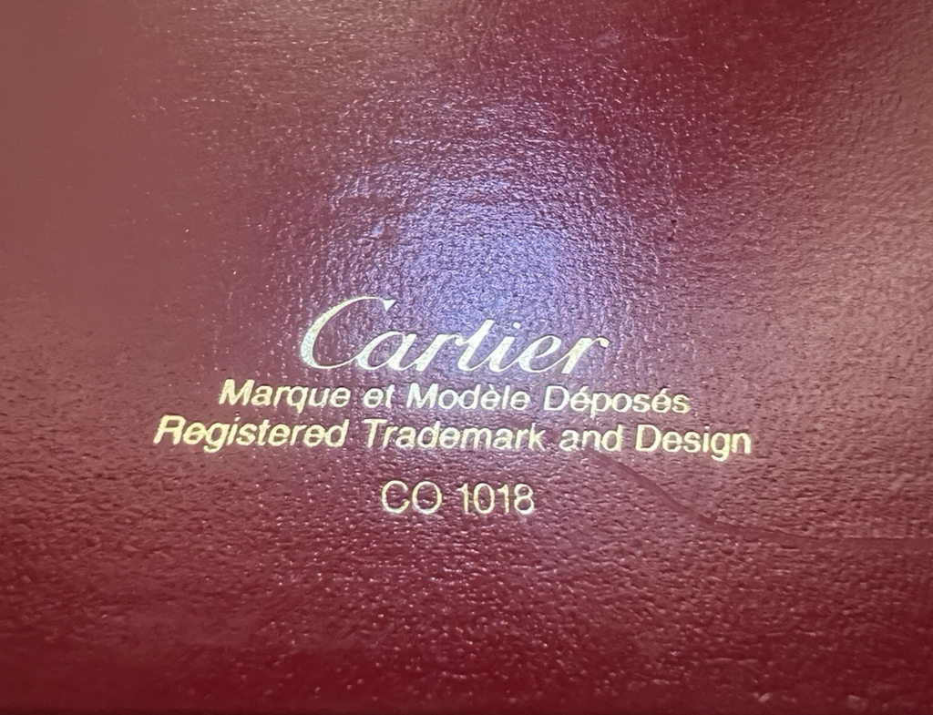 🔴 CARTIER box scatola orologio Pasha CO 1018 istruzioni COMPLETA E ORIGINALE