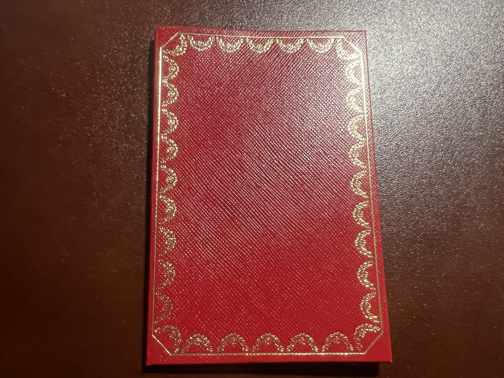 🔴 CARTIER certificato GARANZIA gioiello oro platino libretto Roma vintage 2001