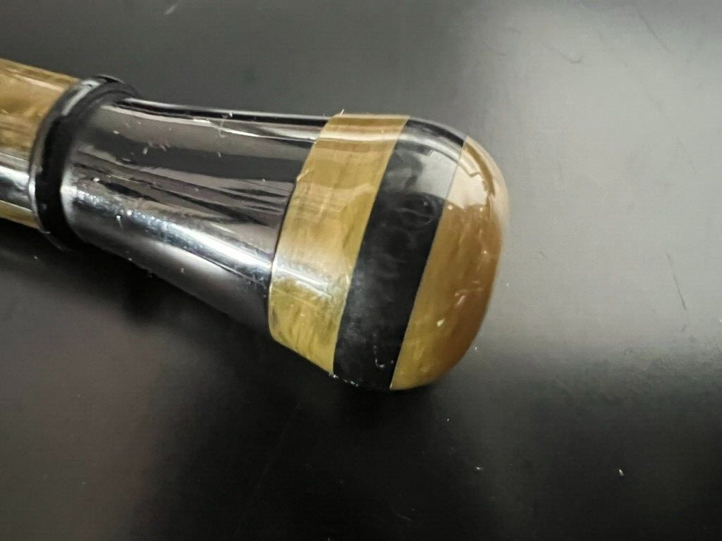 🔴 BOHLER 140 mechanical pencil, marbled resin and vintage SCRIVE lines 