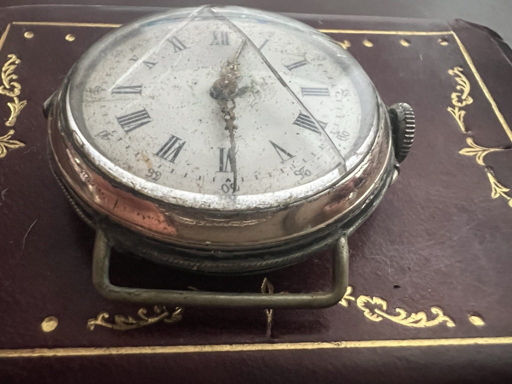 🔴 Orologio ARGENTO 800 donna polso CILINDRI 22 da revisionare parti vintage