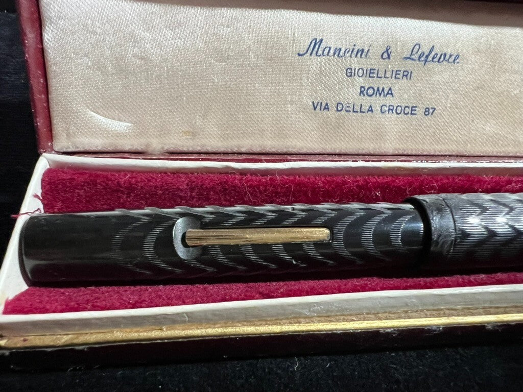 J Harris & Co Pen Fountain Pen Lever Pen Gold 14 K Vintage 1940