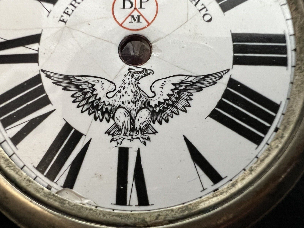 ROSSKOPF Cadran Montre Poche Chemin État De Examen Pièces Vintage