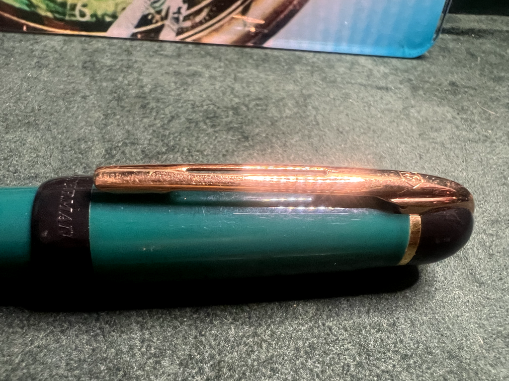 🔴 WATERMAN penna stilografica PHILEAS verde pennino F a cartuccia astuccio