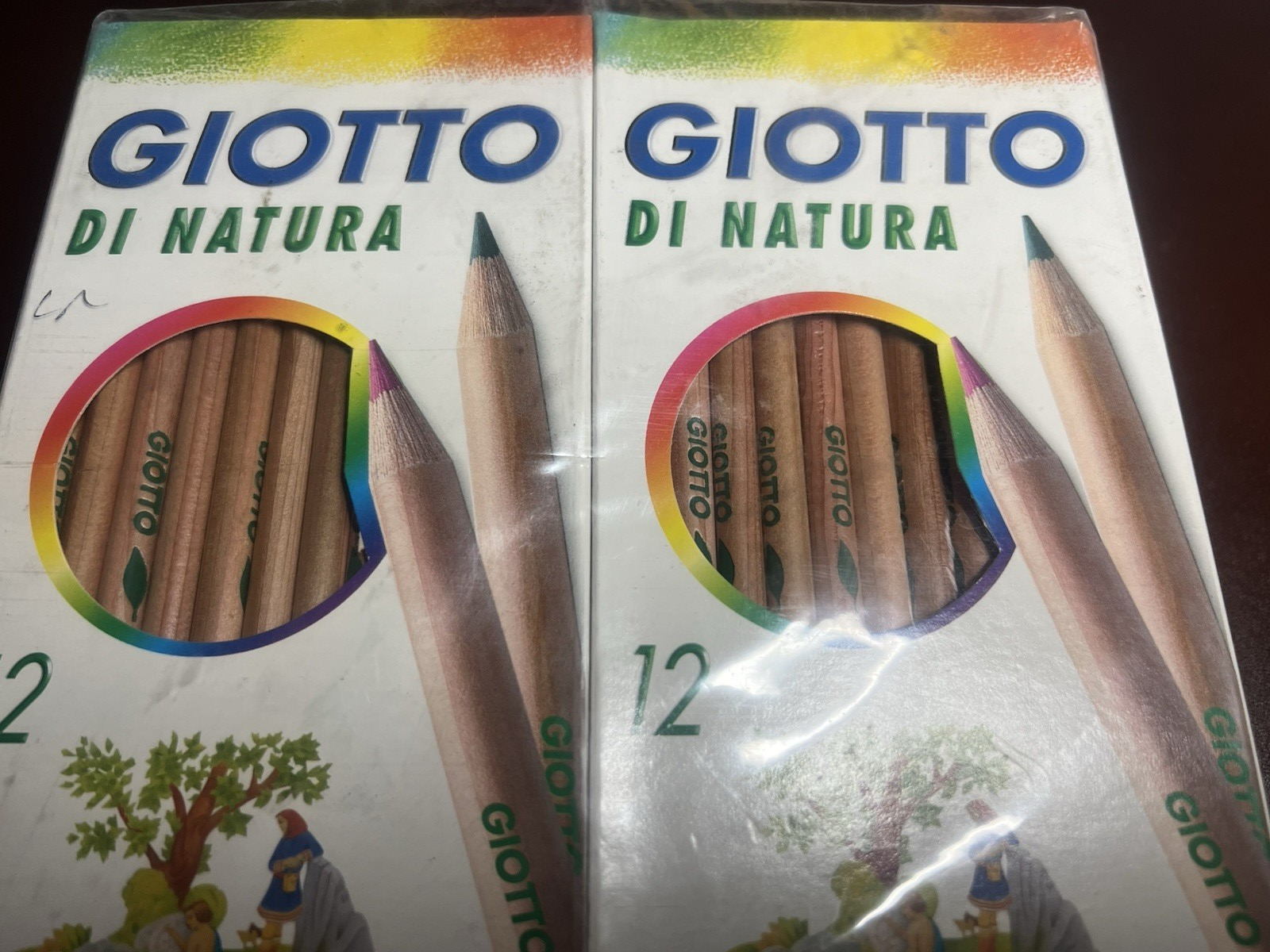 GIOTTO De Naturaleza Lápices De Colores 12 Piezas Lote 10 Paquetes Nuevos