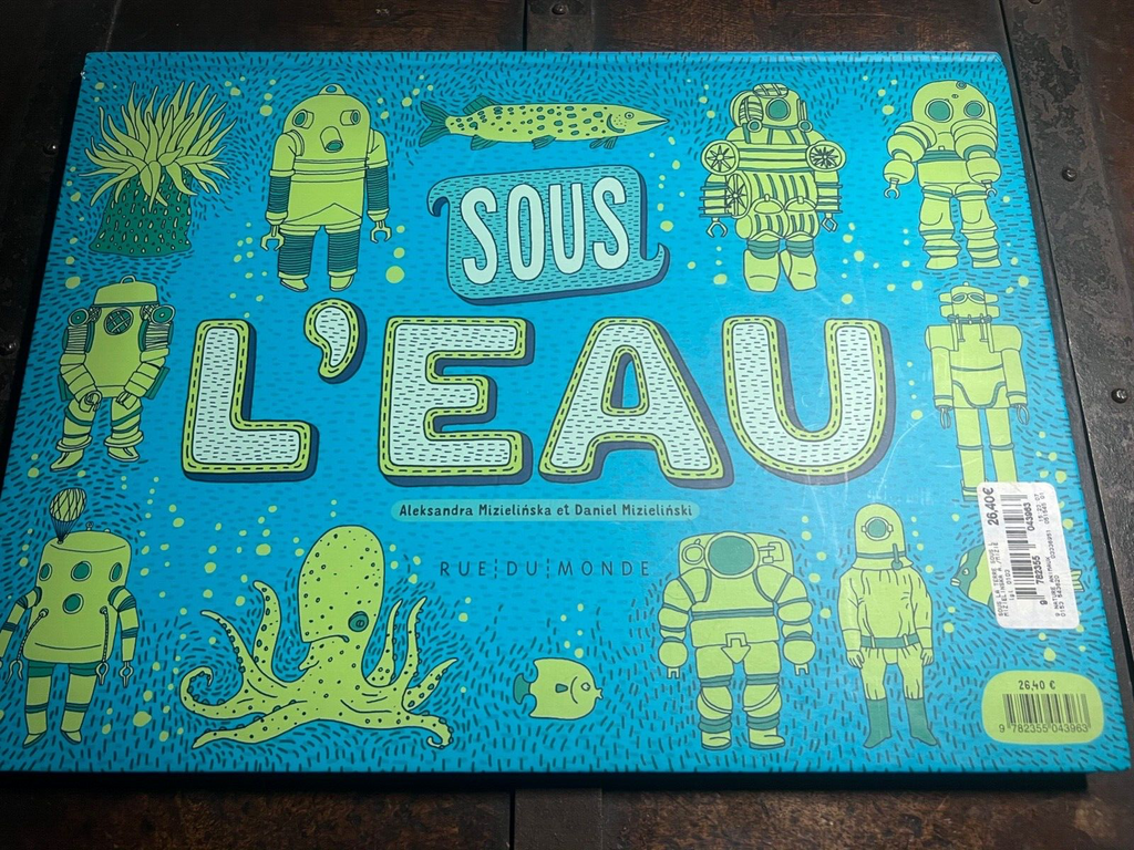 Livre Eau Terre Aleksandra Et Daniel Mizielinska Français Illustré en Couleurs