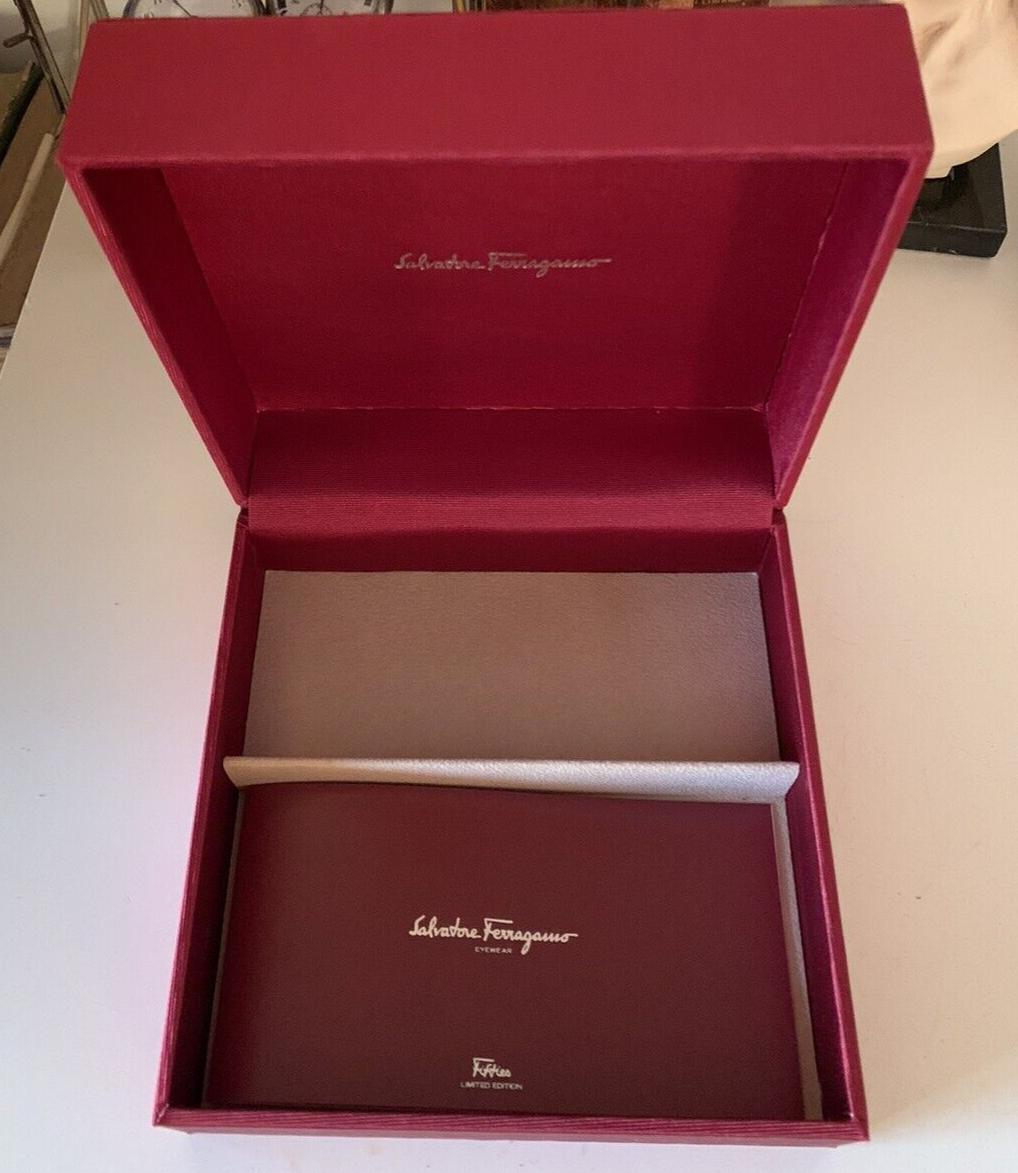 🔴 FERRAGAMO scatola gioiello custodia scatola limited edition libretto