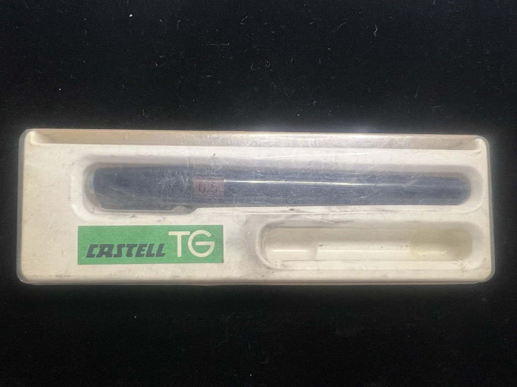 Castell Gr Stylo-Plume China 0,5 Dessin Allemagne Avec Boîte Utilisé Vintage 