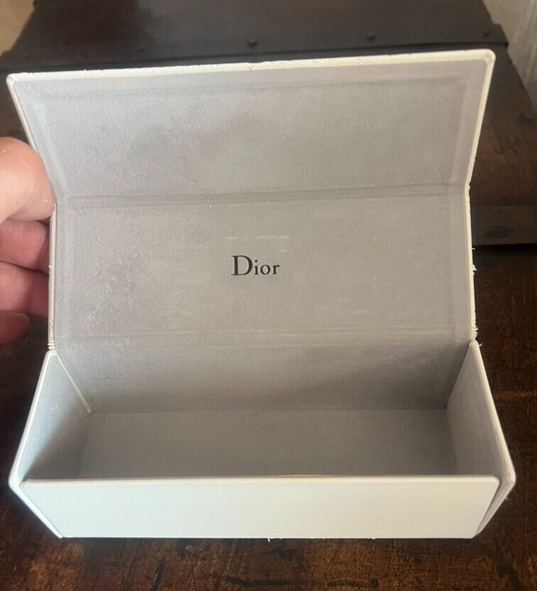 Dior Etui Lunettes Vue Soleil Etui Porte Lunettes Blanc Vintage