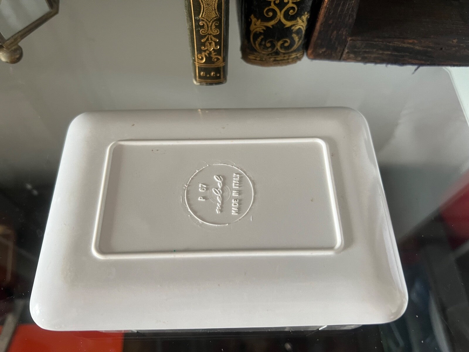 🔴 Posacenere ITALIA CROCIERE INTERNAZIONALI SPA pubblicità collezione vintage