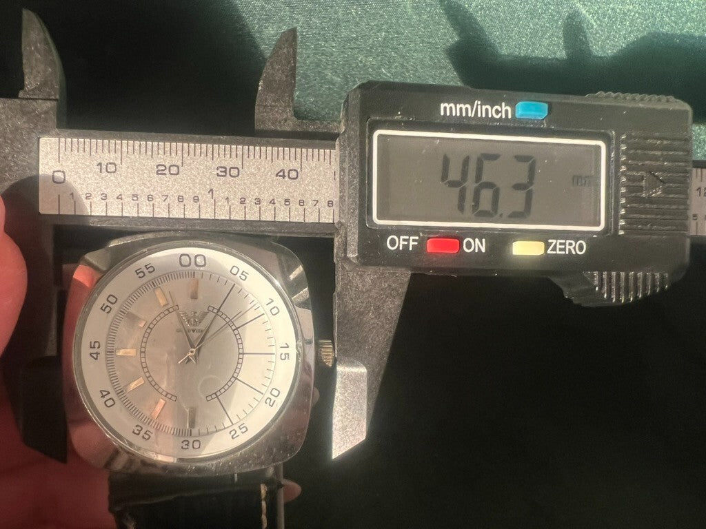 🔴 EMPORIO ARMANI orologio uomo quarzo acciaio quadrato astuccio e garanzia