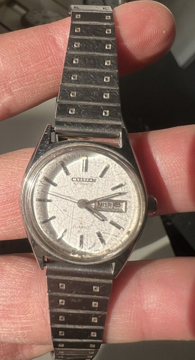 🔴 CITIZEN orologio donna AUTOMATICO cassa cinturino 4-046145 SMK VINTAGE