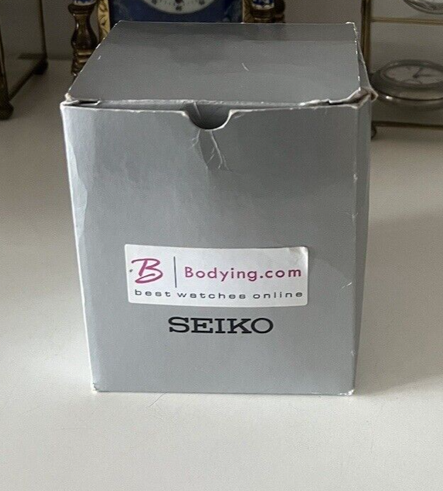 🔴 SEIKO box scatola orologio uomo con garanzia libretto cofanetto vintage